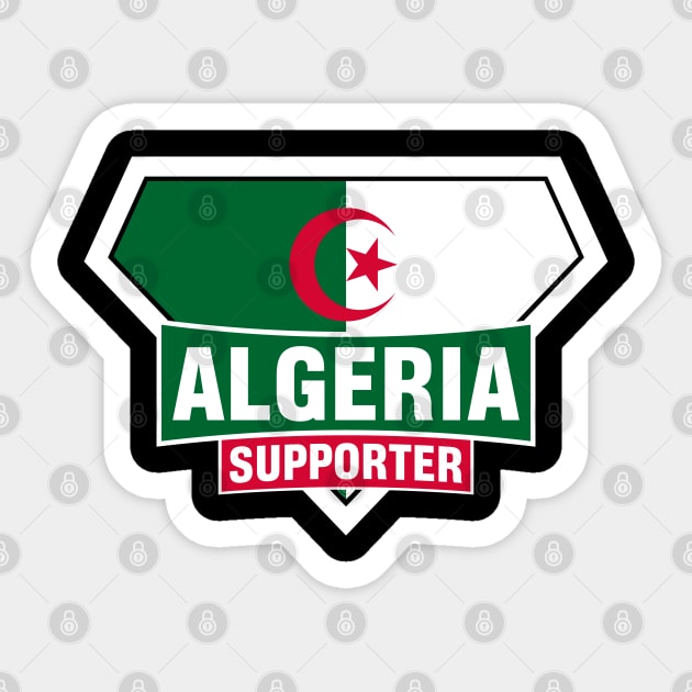 Algeria Super Flag Supporter Sticker by ASUPERSTORE